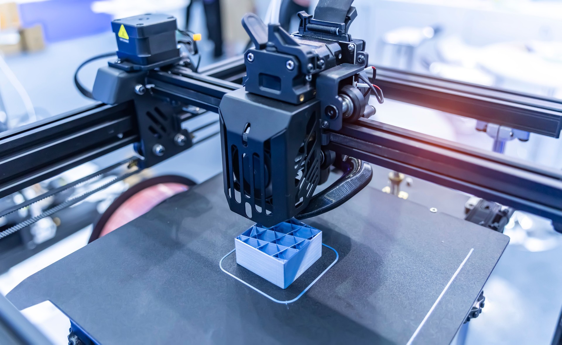 3D Printer Printing Prototypes